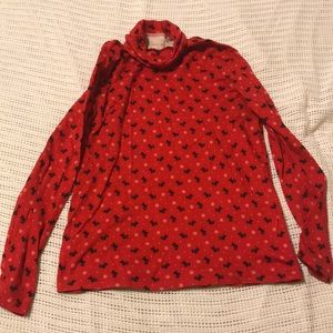 White Stag Womens Winter Pajama Top snowflake dog